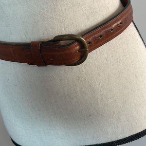[Vintage] Brown Leather Belt